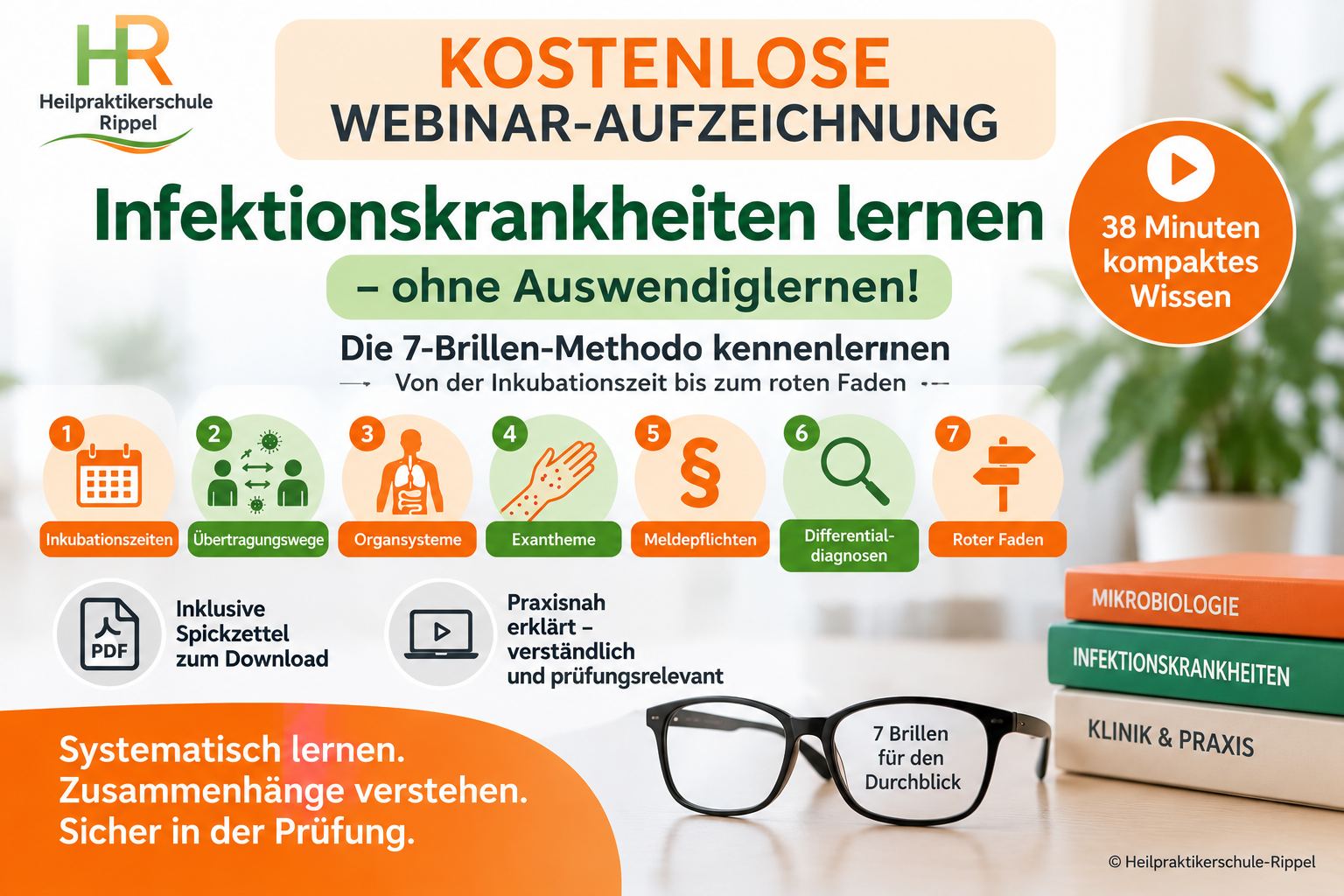 Webinar-Aufzeichnung: Infektionskrankheiten lernen – ohne Auswendiglernen